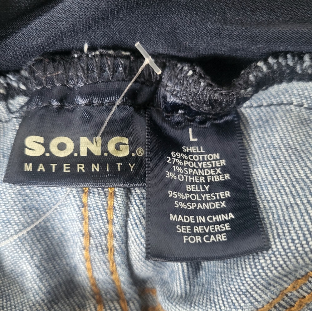 Motherhood Maternity Bundle 6 Piece Lot Size Large Song & Oh Baby Jeans - Picture 15 of 17